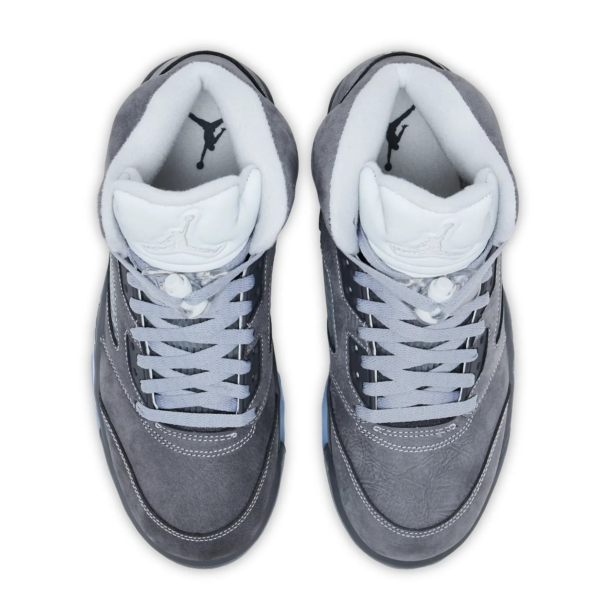 Upper View of Air Jordan 5 Retro Wolf Grey (2026) DD0587-002